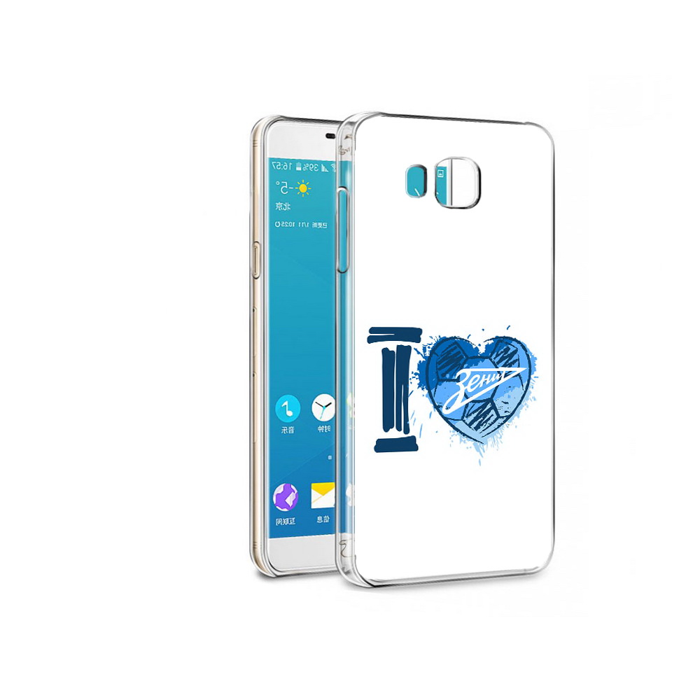 

Чехол MyPads Tocco для Samsung Galaxy C7 ФК я люблю зенит (PT38867.551.186), Прозрачный, Tocco