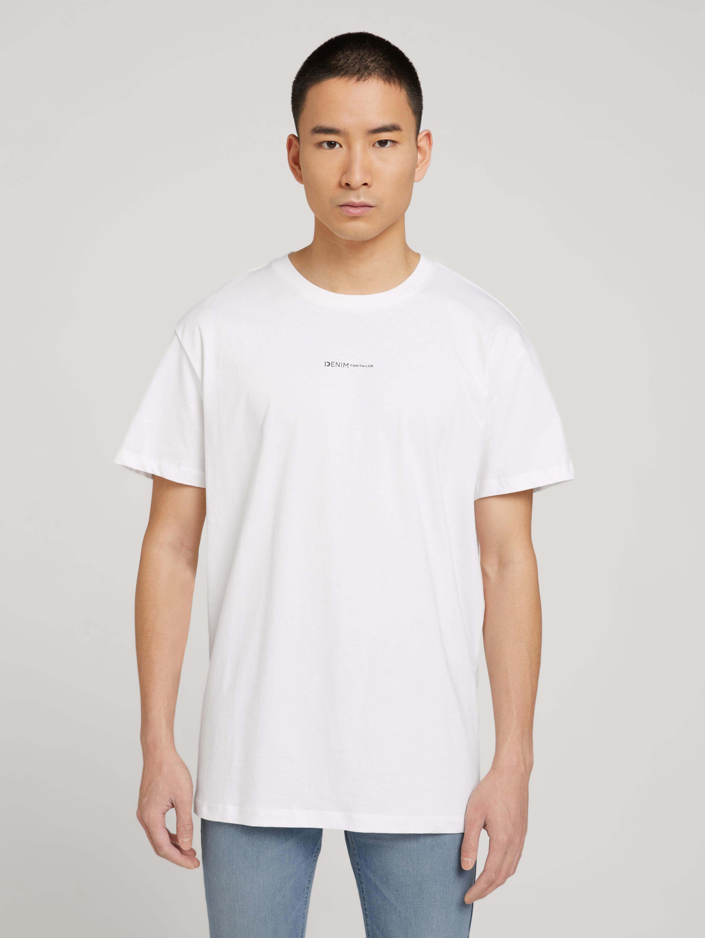 

Футболка мужская TOM TAILOR 1029949 белая 2XL, 1029949