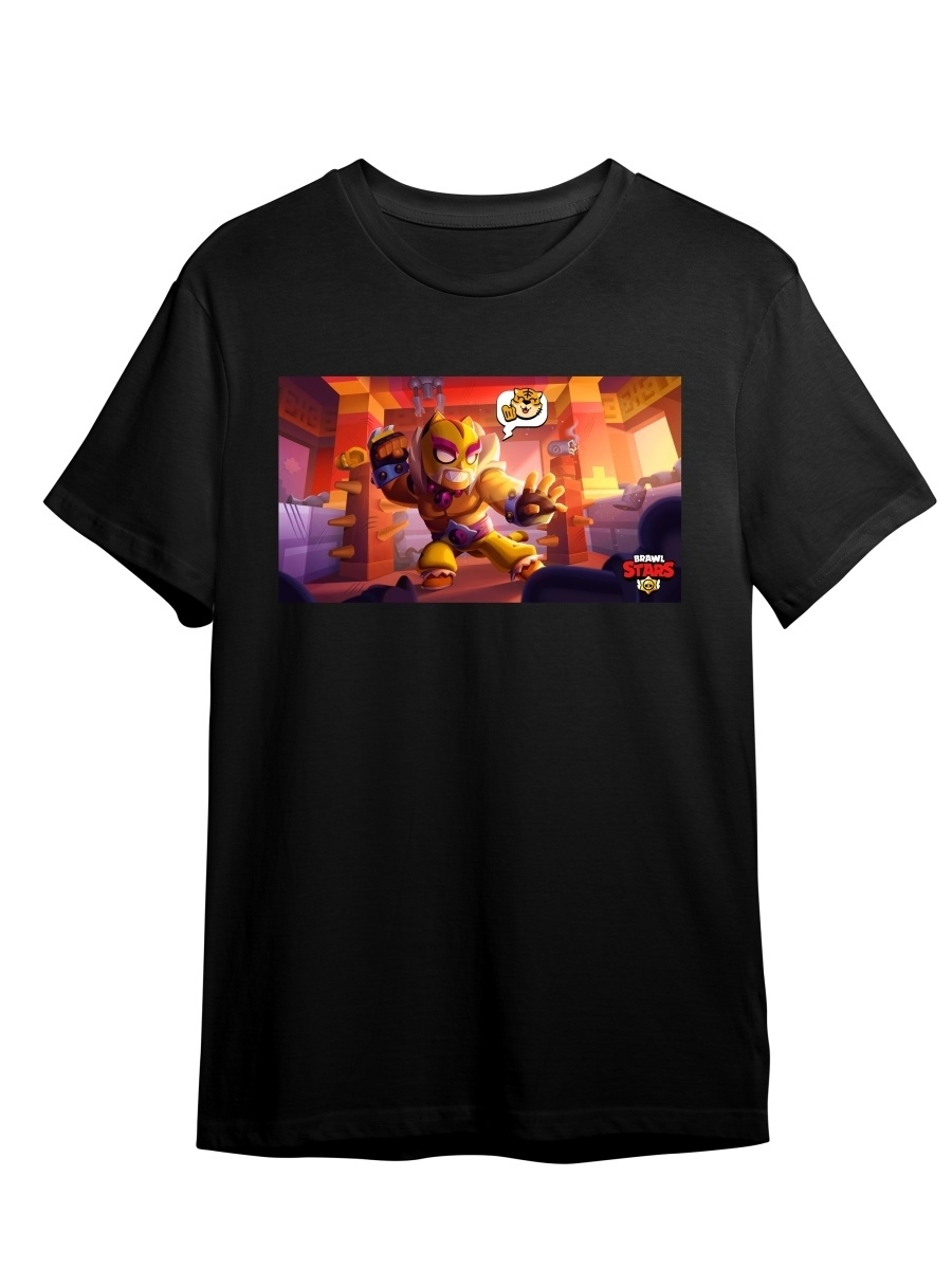 фото Футболка унисекс сувенирshop игра "brawl stars / бравл старс" 10 черная l (48-50)