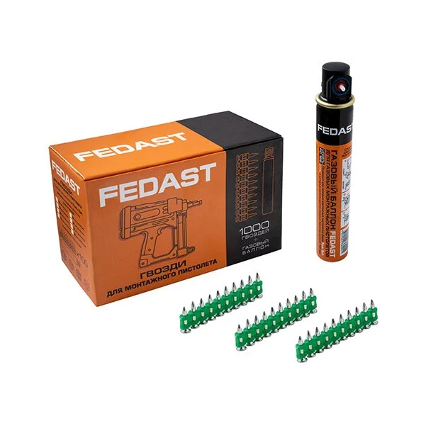 

Гвозди Гвозди усиленные Fedast 3.0x32mm для монтажного пистолета fd3032eg