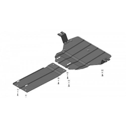 

Защита картера и КПП Motodor для Мерседес V-класс 2014-н.в., сталь 2мм, арт:MO.01233-1