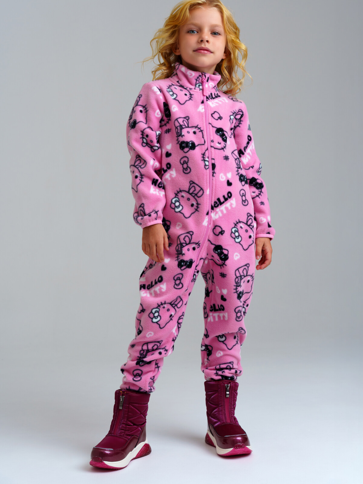 

Комбинезон детский PlayToday 32442022, светло-розовый, 104, 32442022