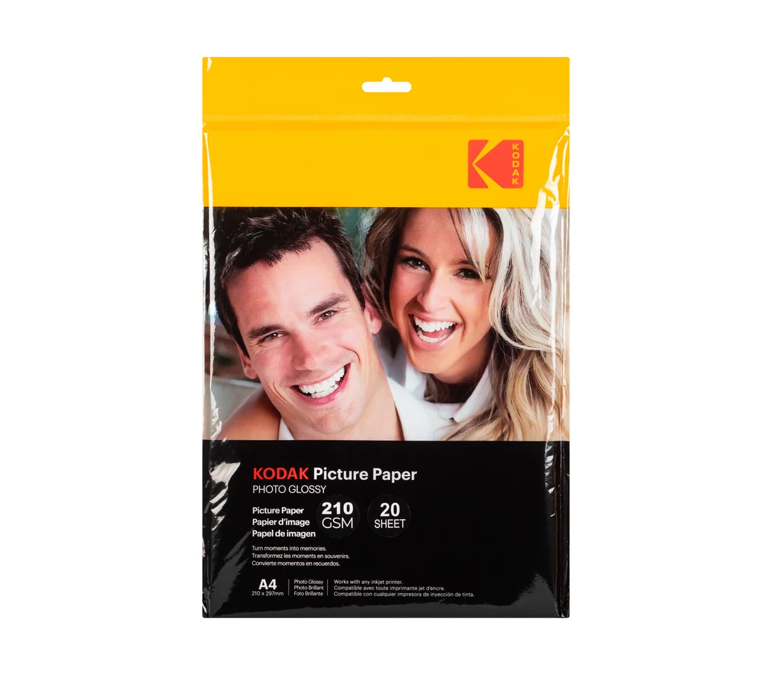 Фотобумага Kodak Paper A4 Glossy, глянцевая, 210 г/м2, 20 листов 600021923216