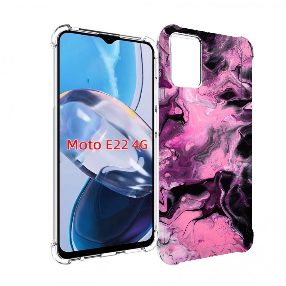 

Чехол MyPads смешивание-фиолетового для Motorola Moto E22 4G / E22i 4G, Прозрачный, Tocco