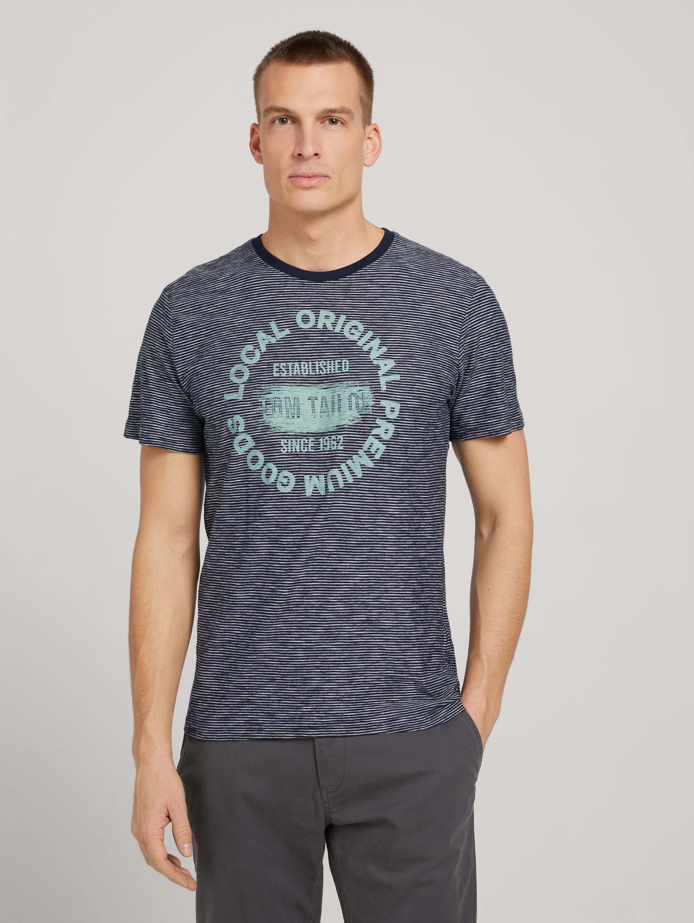 

Футболка мужская TOM TAILOR 1030036 синяя 2XL, 1030036
