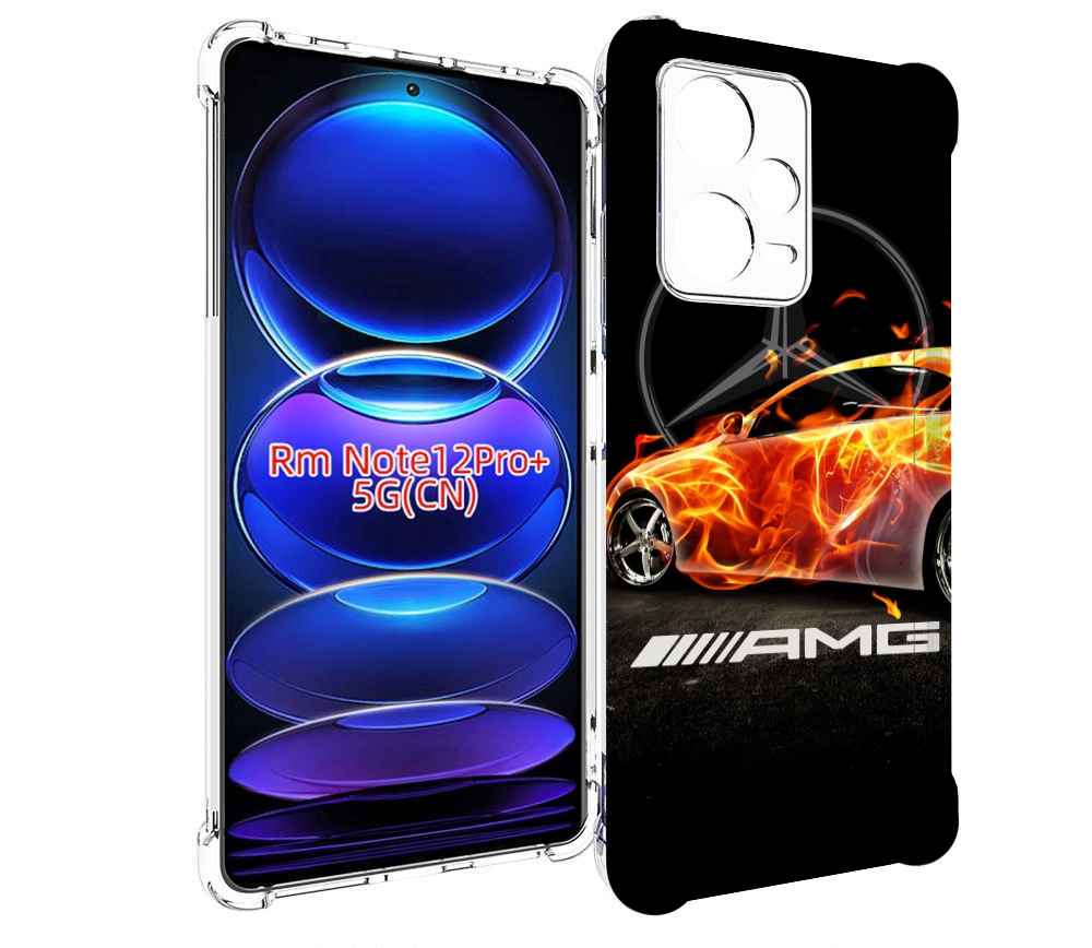

Чехол MyPads АМГ мужской для Xiaomi Redmi Note 12 Pro + Plus, Прозрачный, Tocco