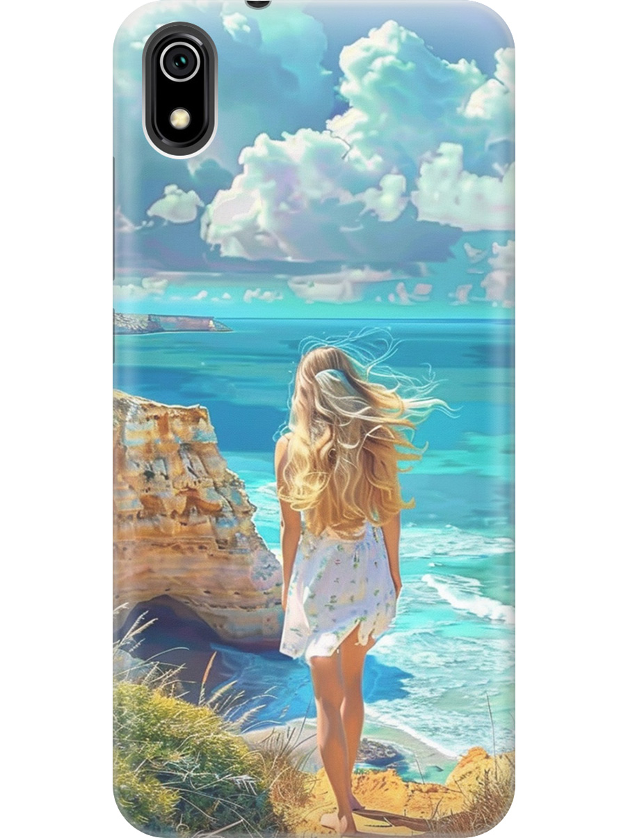 

Силиконовый чехол на Xiaomi Redmi 7A с принтом "Безкрайнее море", Прозрачный;белый;голубой;желтый, 721424841