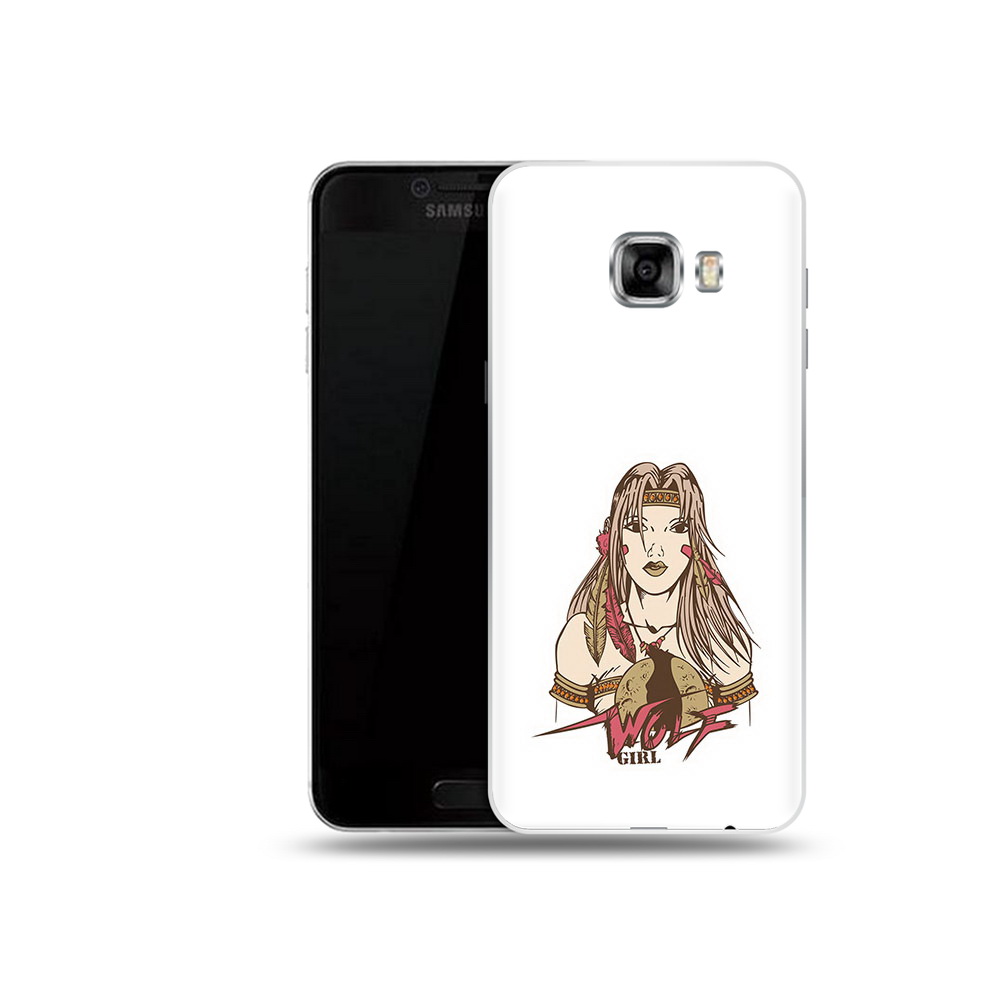 

Чехол MyPads Tocco для Samsung Galaxy C5 (2016) девушка волк, Прозрачный, Tocco