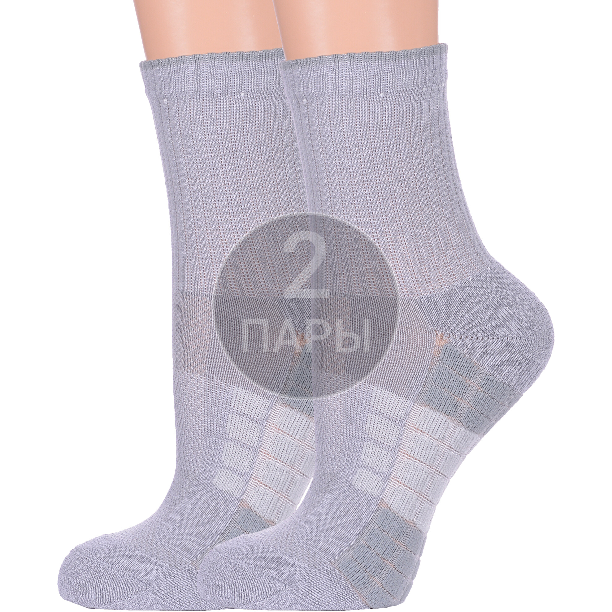 Комплект носков унисекс Para Socks 2-13S05 серый 29, 2 пары