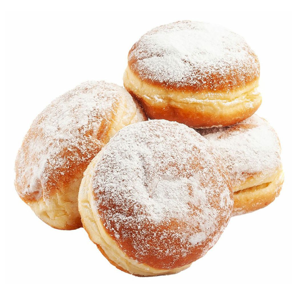 Пончик АШАН с сахарной пудрой 60 г х 4 шт 55₽