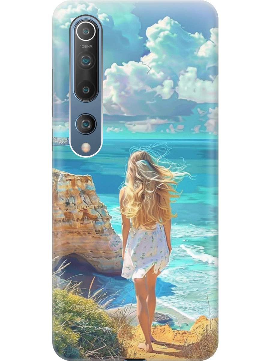 

Силиконовый чехол на Xiaomi Mi 10 с принтом "Безкрайнее море", Прозрачный;белый;голубой;желтый, 722821141