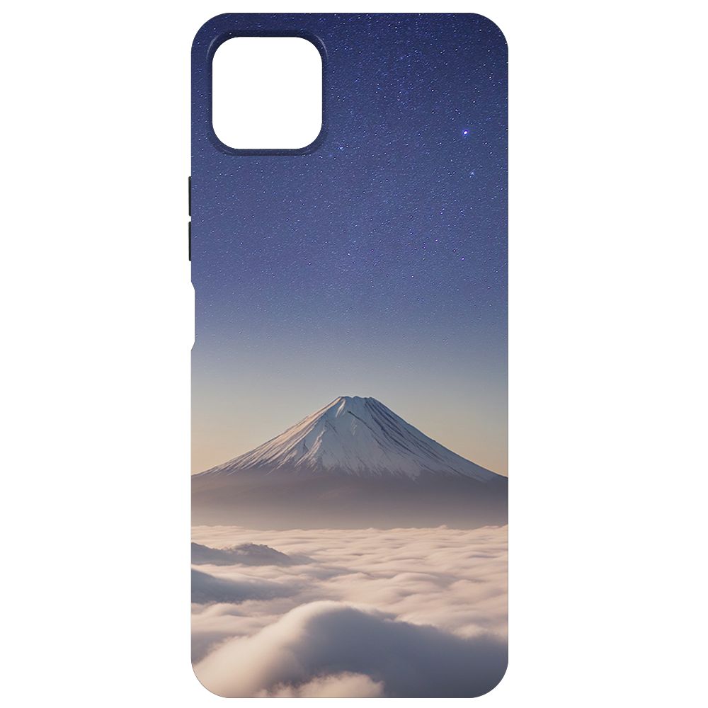 

Чехол-накладка Krutoff Soft Case Япония, Фудзияма для Wiko T3 черный