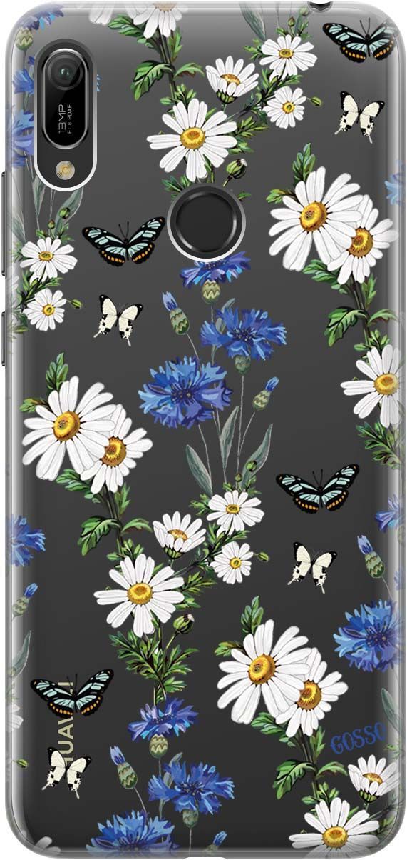 

Чехол на Honor 8A/8A Pro/Huawei Y6 (2019) "Hello, Camomiles" прозрачный, 179