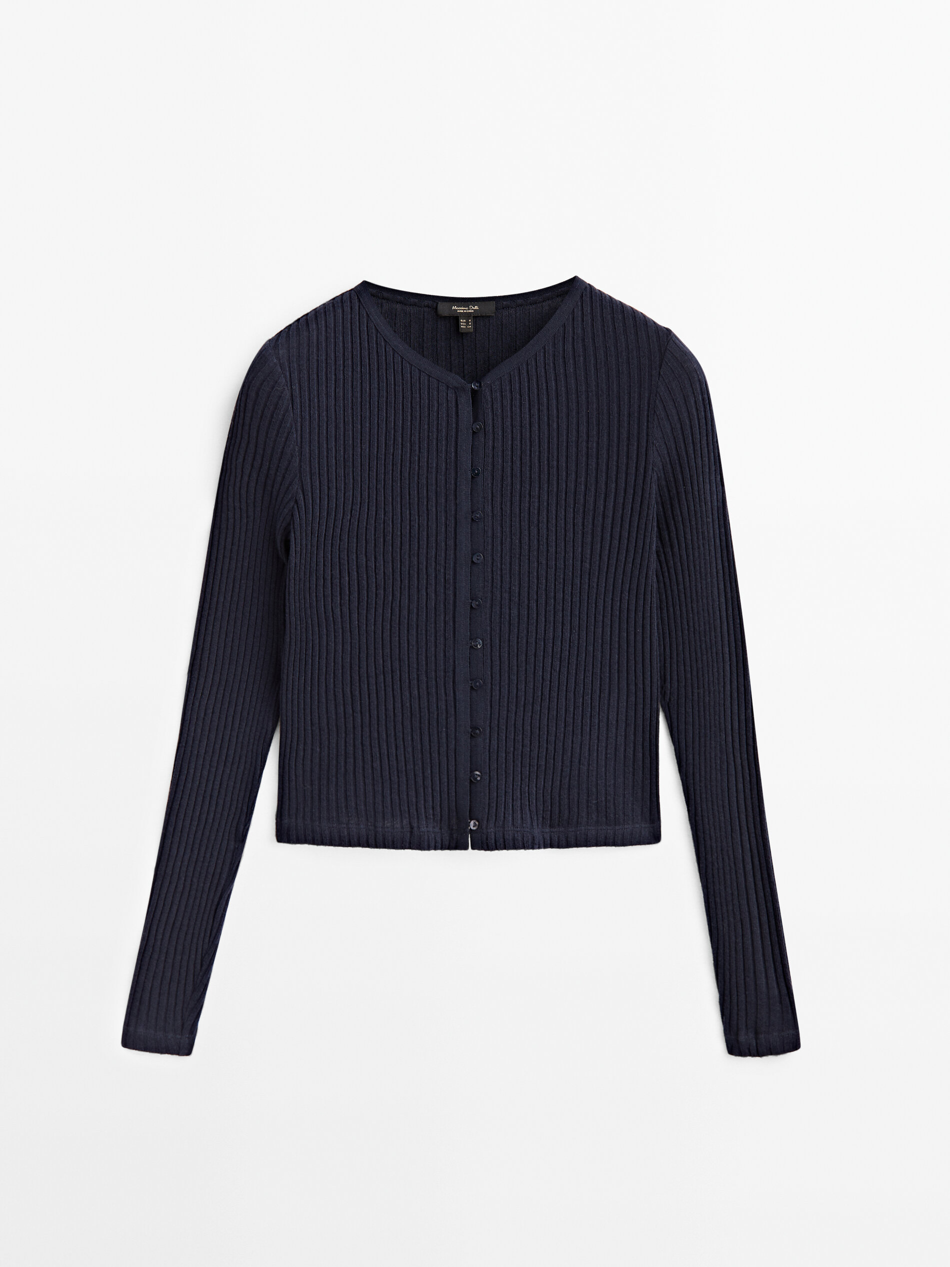 

Кардиган женский Massimo Dutti 06898927401 синий L, 06898927401