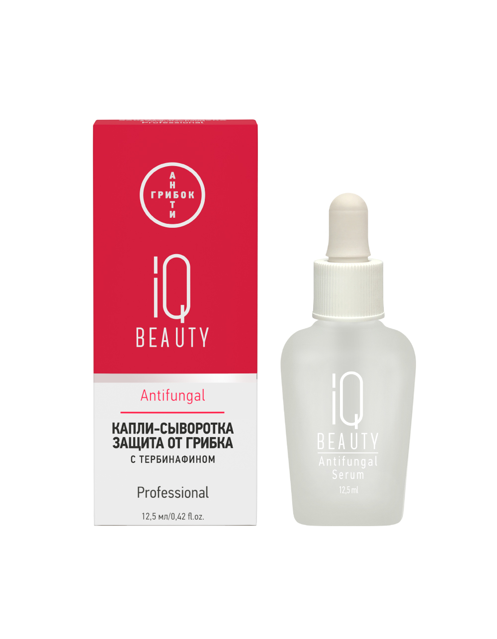 

Капли-сыворотка IQ Beauty для защиты от грибка для ногтей и кожи Antifungal serum 12.5 мл