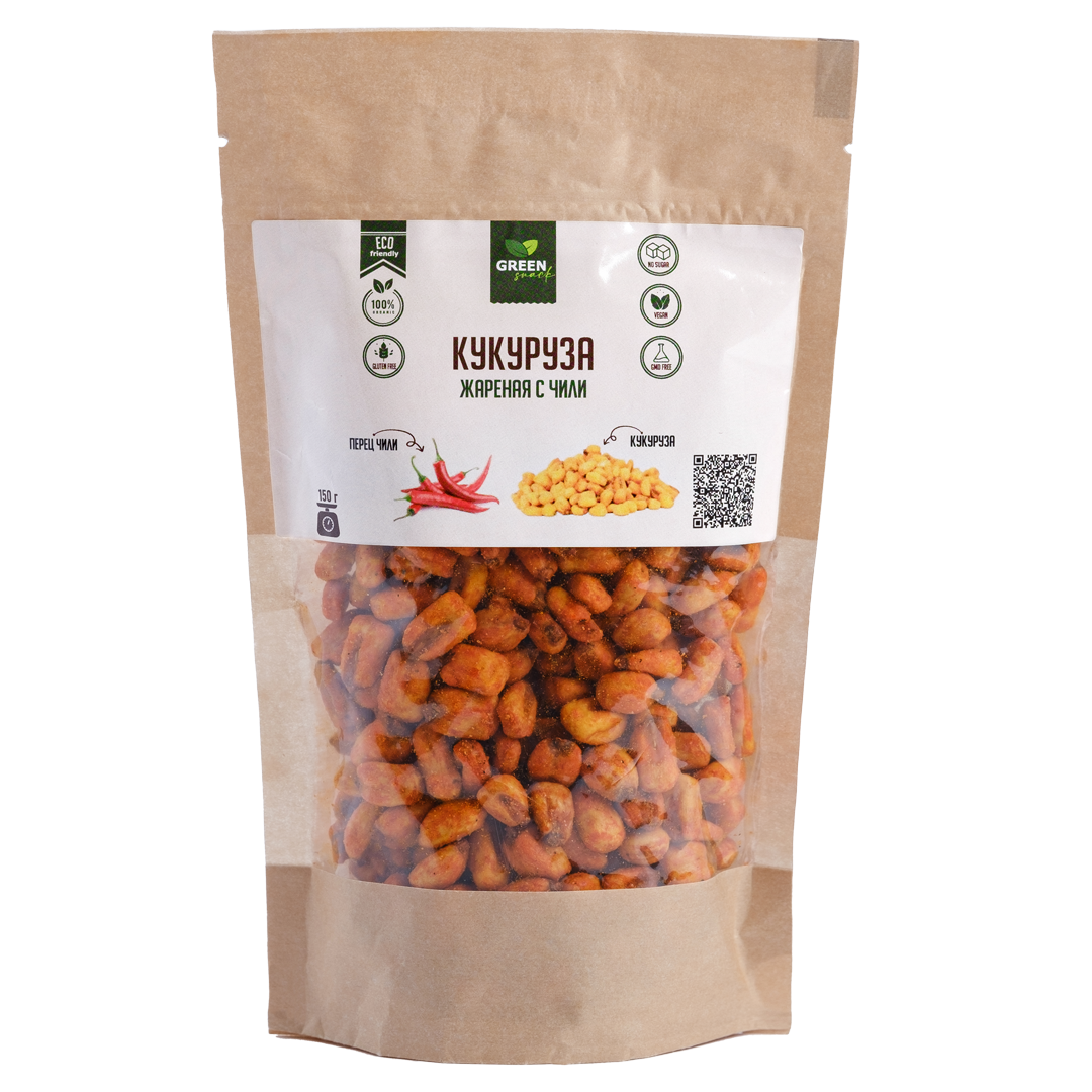 

Арахис острый GreenSnack с натуральным чили острый, 150 г