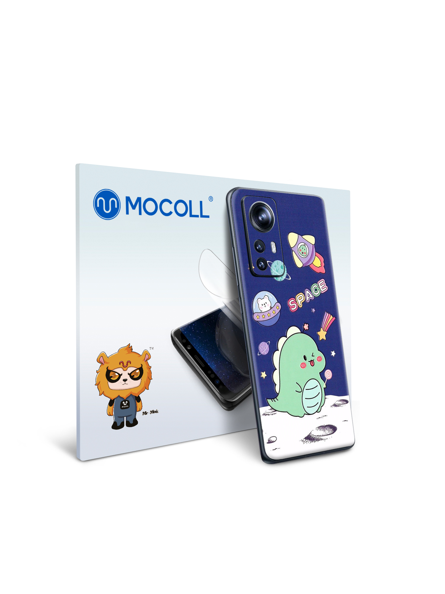 

Гидрогелевая защитная пленка MOCOLL для задней панели Xiaomi 12 PRO Рисунок Alien Boy