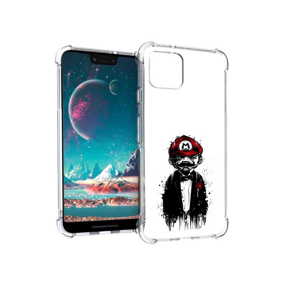 

Чехол MyPads Tocco для Google Pixel 4 марио, Прозрачный, Tocco