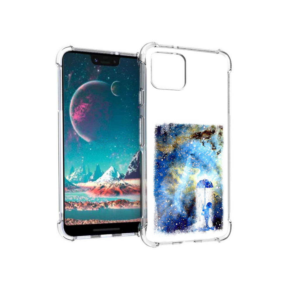 

Чехол MyPads Tocco для Google Pixel 4 мальчик в небе, Прозрачный, Tocco