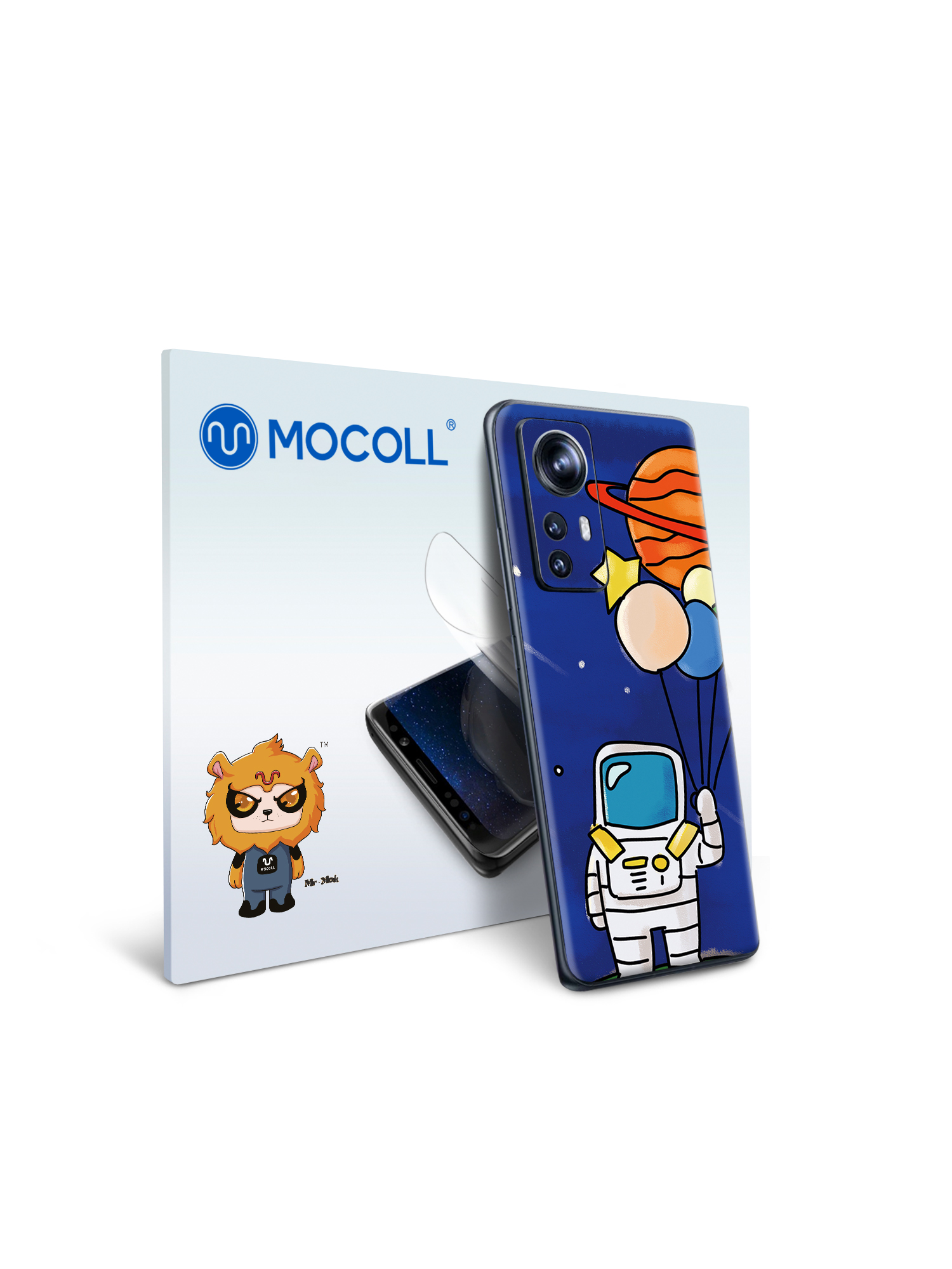 

Гидрогелевая защитная пленка MOCOLL для задней панели Xiaomi 12 PRO Рисунок космонавт