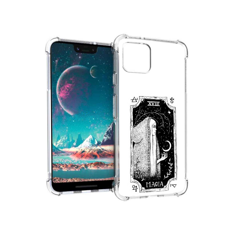 

Чехол MyPads Tocco для Google Pixel 4 лунная магия, Прозрачный, Tocco
