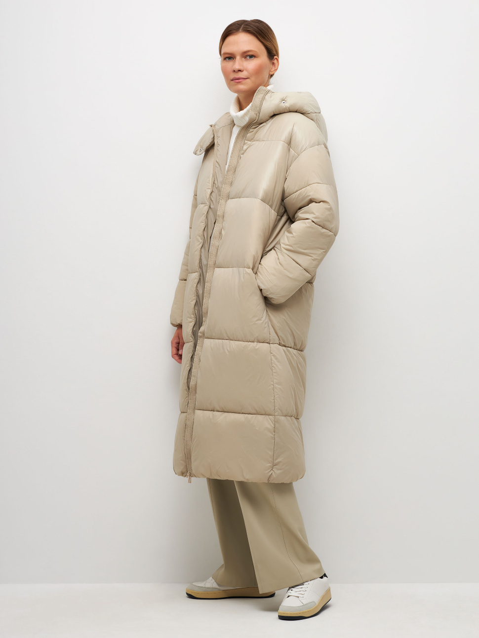 

Куртка женская Sela Moms 2810011227 хаки L, 2810011227