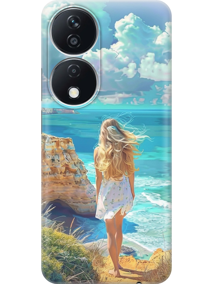 

Силиконовый чехол на Honor X7b с принтом "Безкрайнее море", Прозрачный;белый;голубой;желтый, 781972141