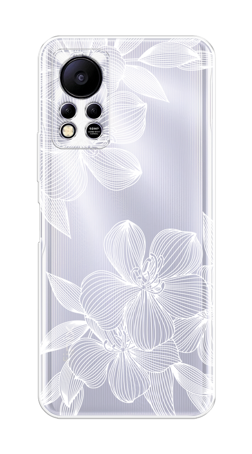 

Чехол на Infinix HOT 11S NFC "Крокус", Белый;прозрачный, 3100950-1