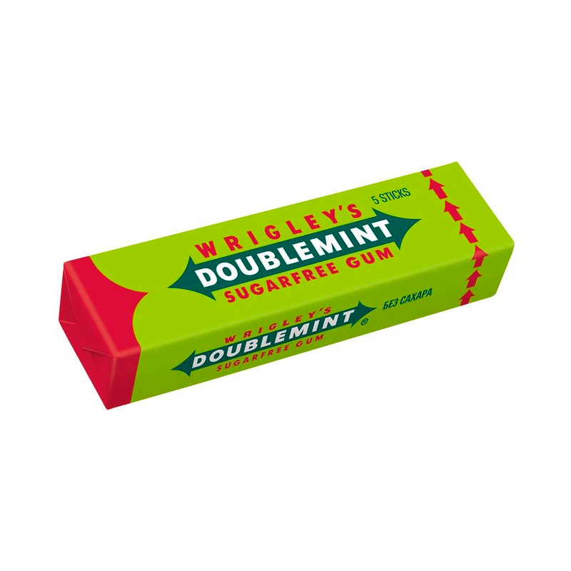 фото Жевательная резинка wrigley's doublemint без сахара 13,6 г