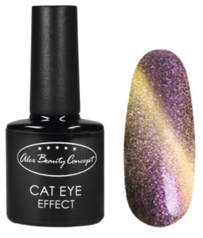 фото Гель-лак alex beauty concept cat eye effect gellack, 7.5 мл, темно-розовый с золотом