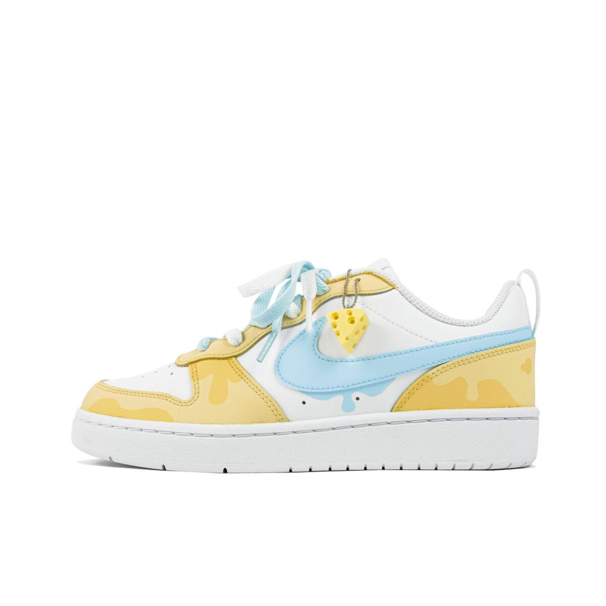 

Кеды унисекс Nike Court Borough Low 2 GS белые 37.5 EU, Белый, Court Borough Low 2 GS