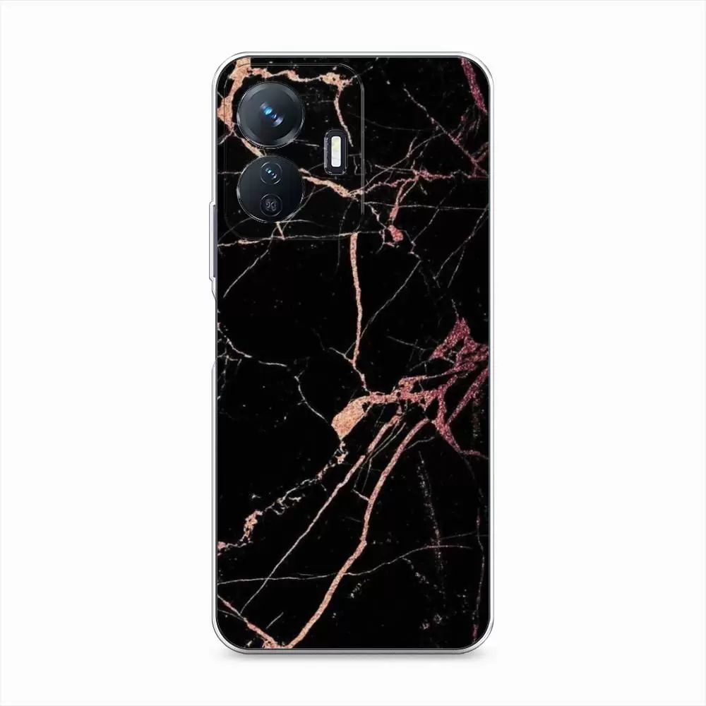 

Чехол Awog на Vivo Y77e "Мрамор розовое золото", Разноцветный, 267350-3