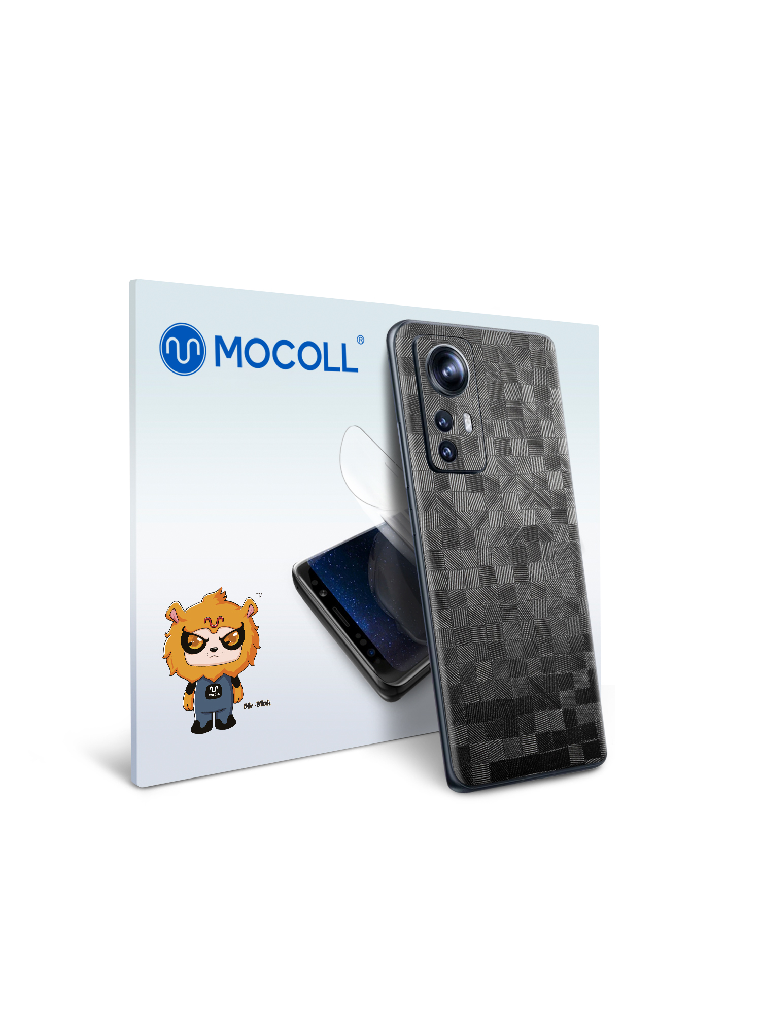 

Гидрогелевая защитная пленка MOCOLL для задней панели Xiaomi 12 PRO Тень графит