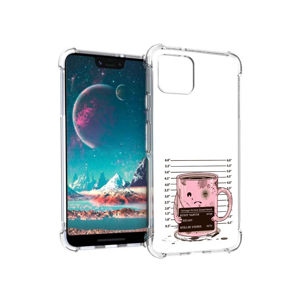 

Чехол MyPads Tocco для Google Pixel 4 кружка, Прозрачный, Tocco