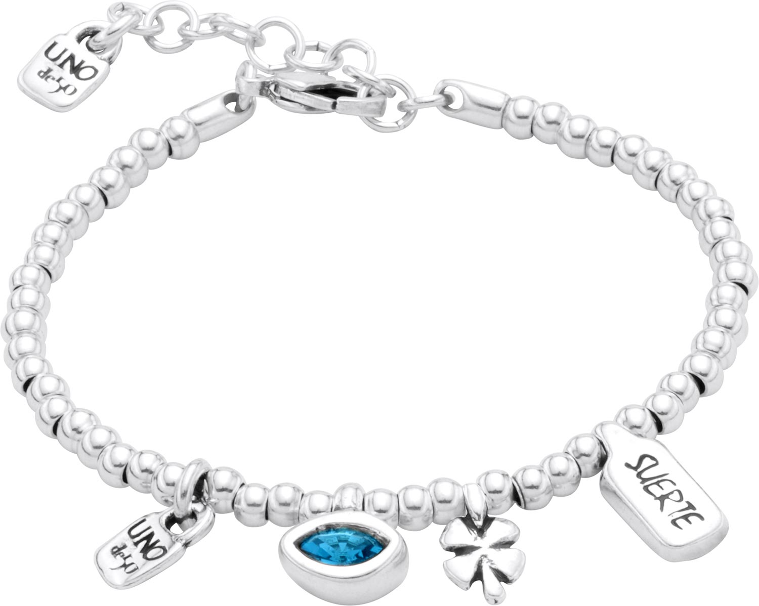 

Браслет из металла с кристаллом Swarovski р.22 UNOde50 PUL1854TQSMTL, PUL1854TQSMTL