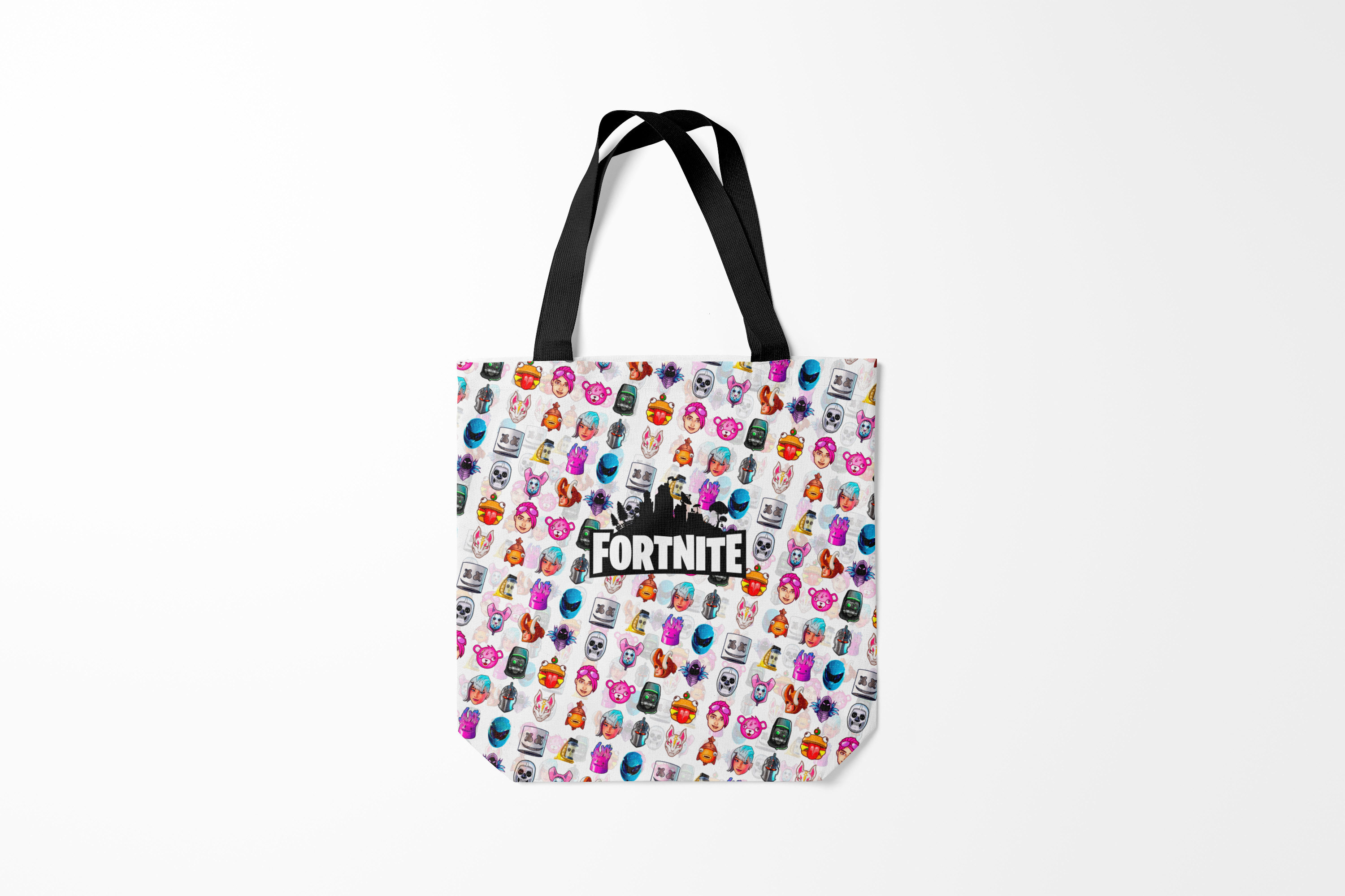 

Сумка шoппер унисекс Burnettie Fortnite, белый, Fortnite