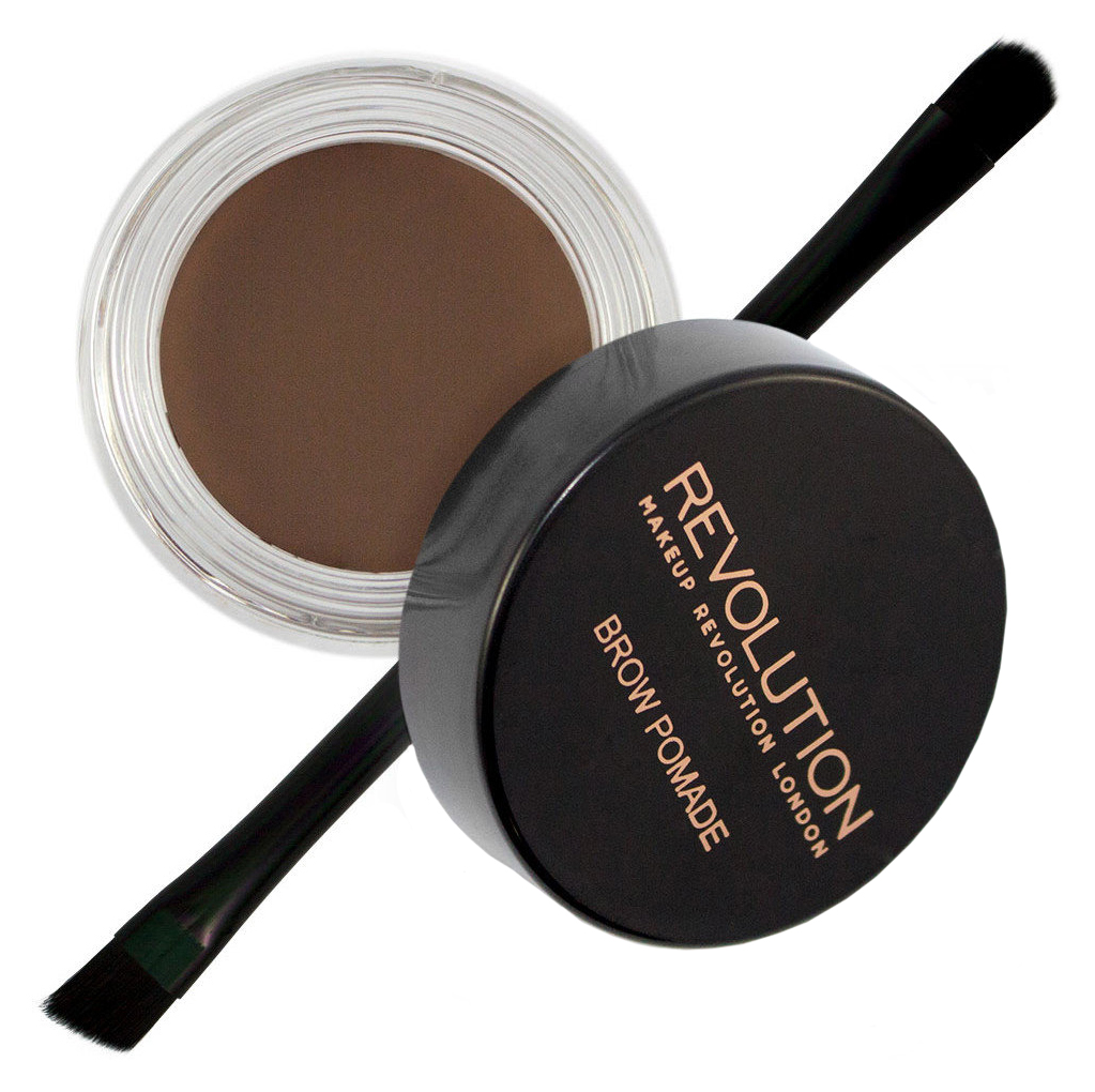Купить Помада для бровей Makeup Revolution Brow Pomade - Dark Brown 2, 5 г