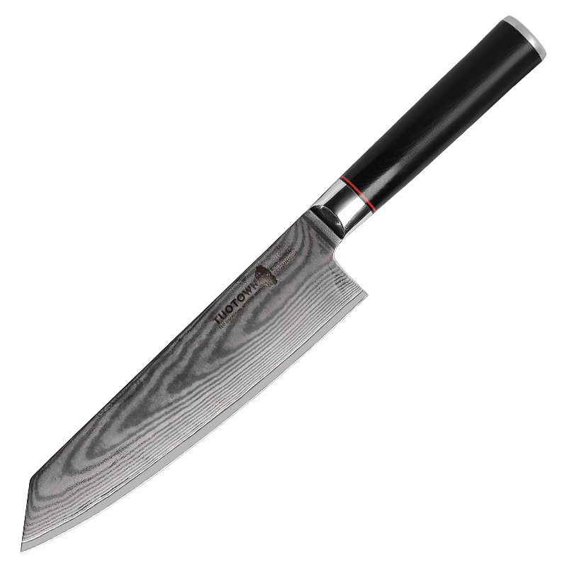 Кухонный нож TuoTown Шеф Kiritsuke FT-series 20см сталь VG10 DAMASCUS рукоять G10 5500₽