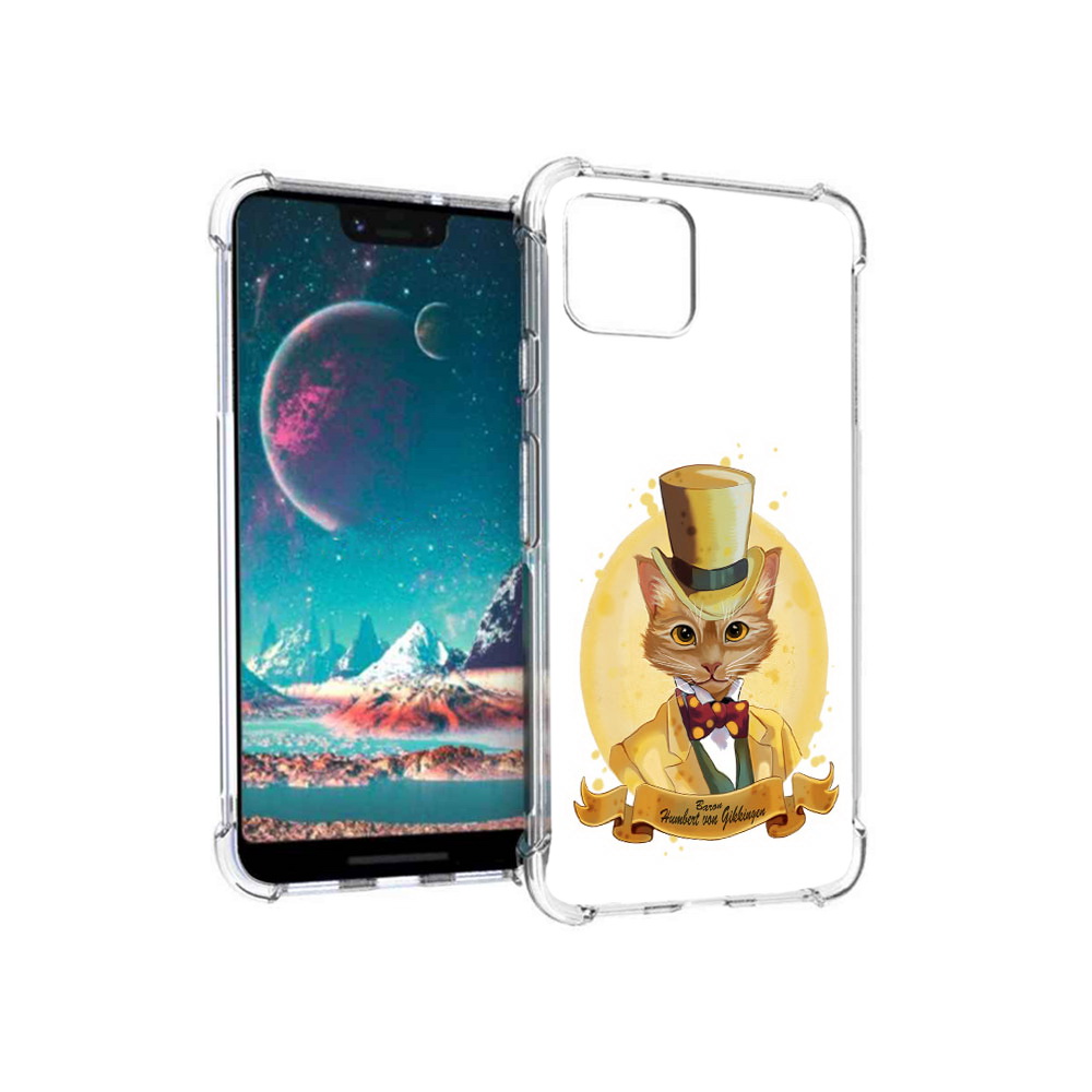 

Чехол MyPads Tocco для Google Pixel 4 кот юрист, Прозрачный, Tocco