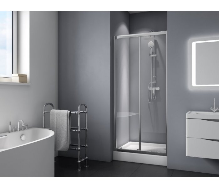 

Душевая дверь BelBagno DUE-BF-1-120-C-Cr_w121 хром 120x190 см, Due