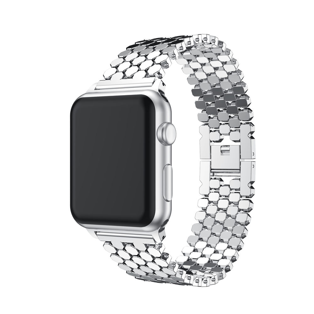 

Стальной браслет Пианел для Apple Watch 4249 мм, Silver, Серебристый, Apple Watch 4249 мм