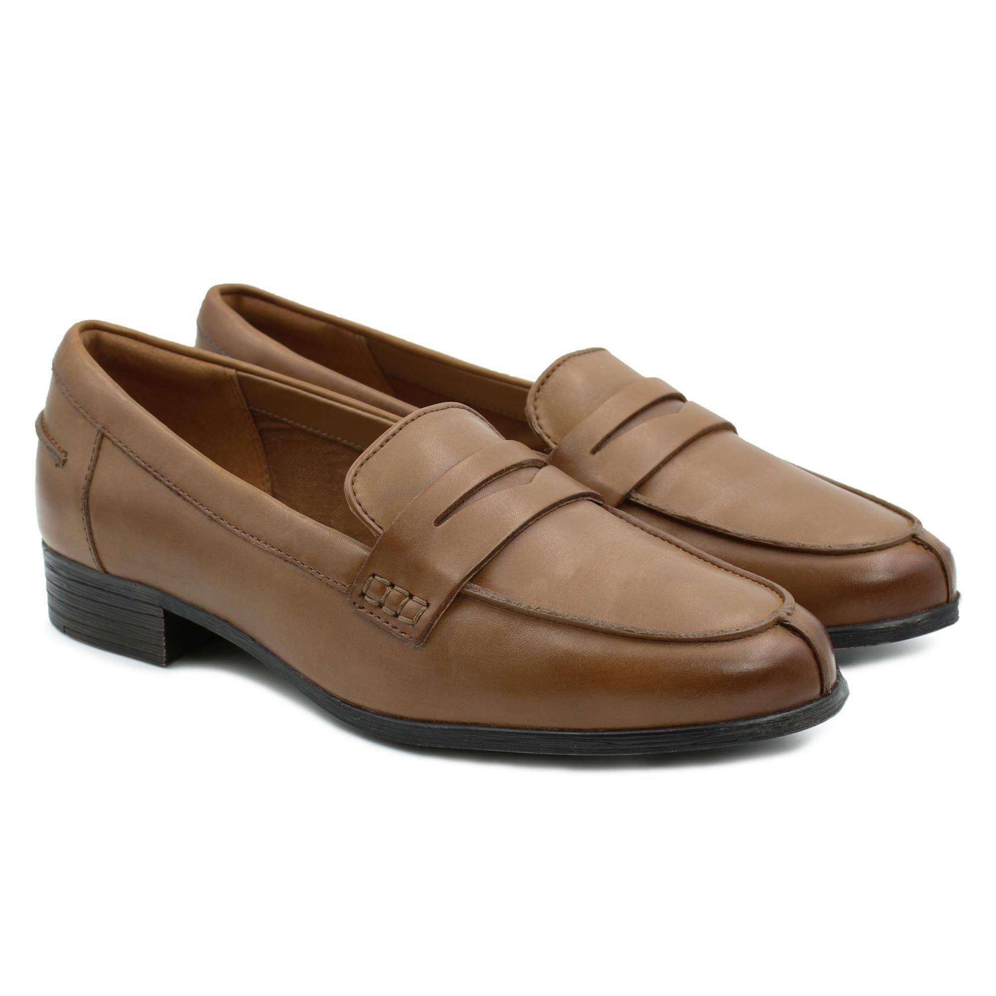 

Лоферы женские Clarks Hamble Loafer 26147740 коричневые 37 EU, Hamble Loafer 26147740