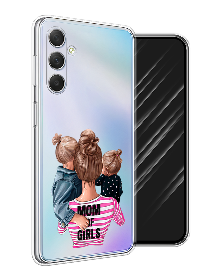 

Чехол Awog на Samsung Galaxy M54 "Mom of Girls", Разноцветный, 2108250-6