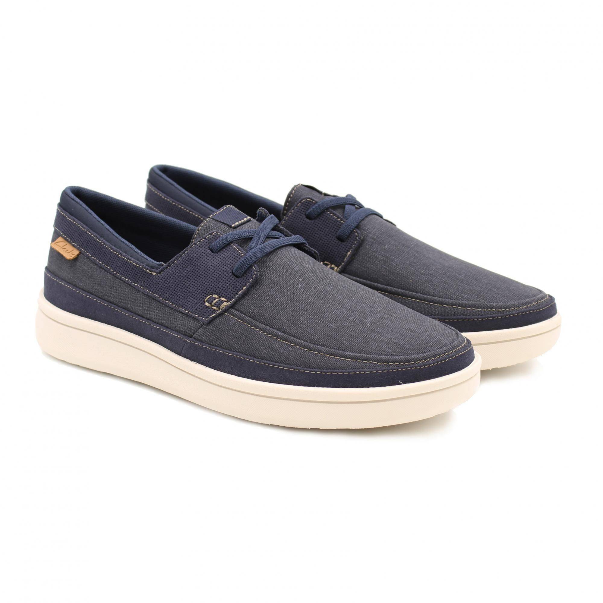 

Кеды мужские Clarks Cantal Lace 26159811 синие 44 EU, Cantal Lace 26159811