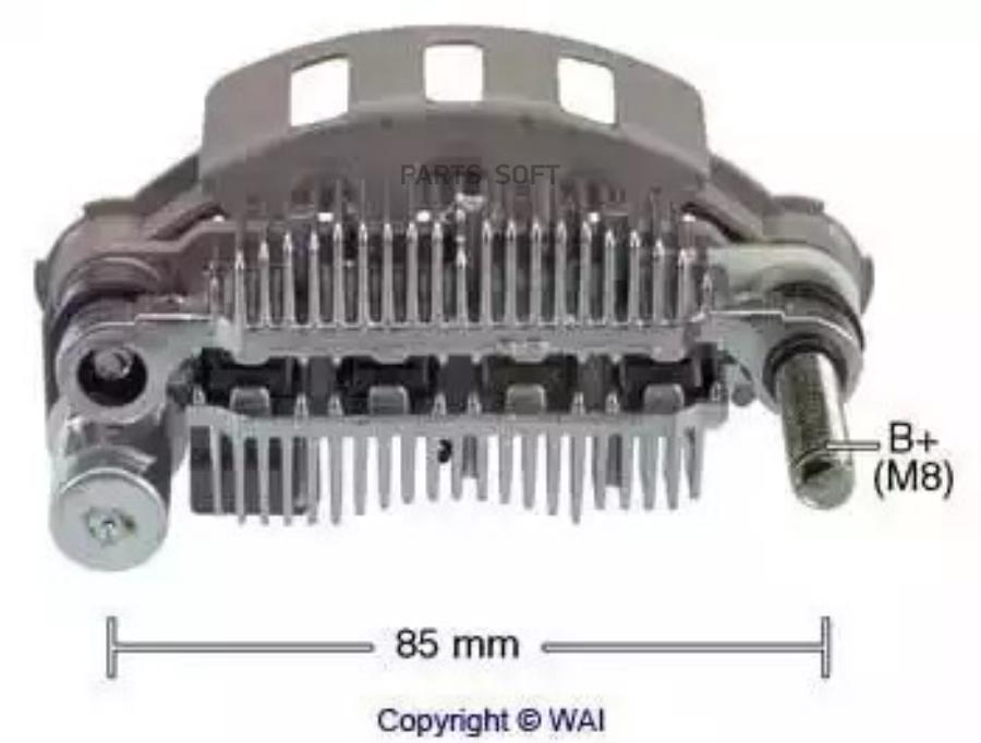 

Transpo Выпрямитель Ford Mazda Mitsubishi WAI арт. imr8594