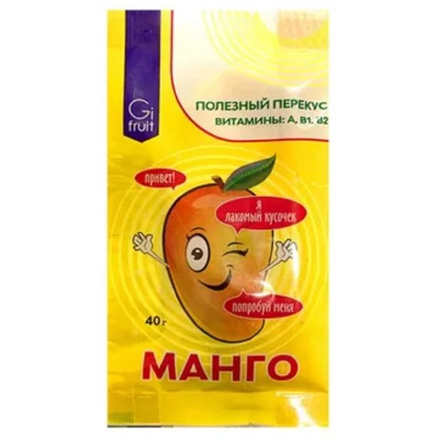 Манго сушеное Gifruit 40 г