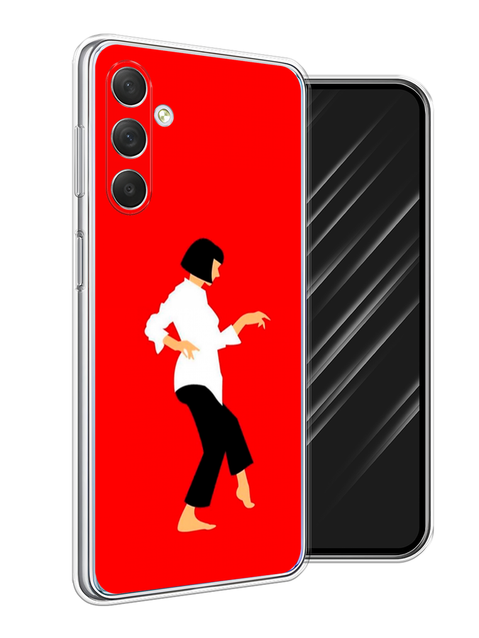 

Чехол Awog на Samsung Galaxy M54 "Криминальное чтиво 1", Красный;белый;черный, 2108250-7
