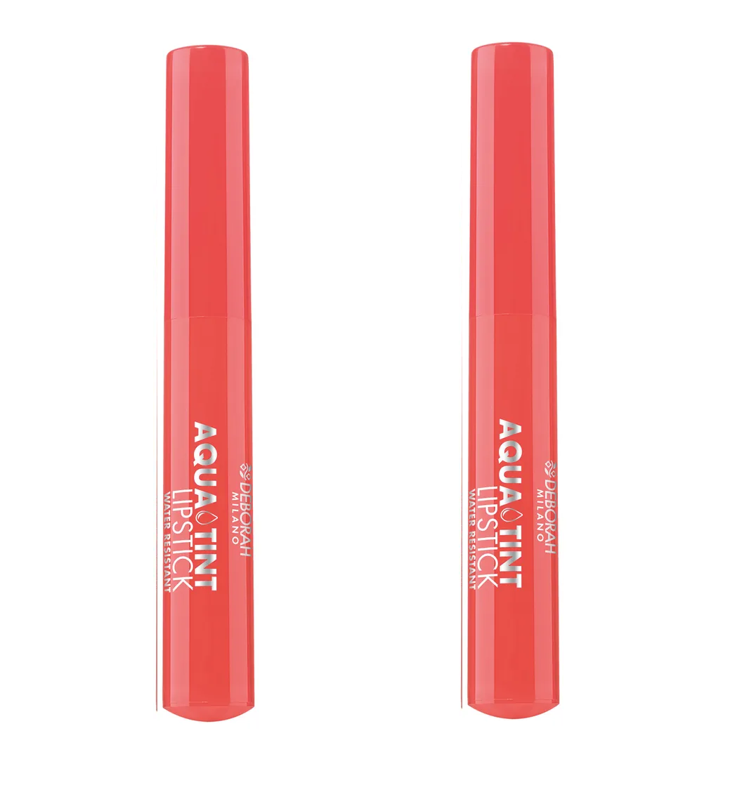 Тинт для губ Deborah Milano Aqua Tint Lipstick тон 03 коралловый 2.5 г 2 шт