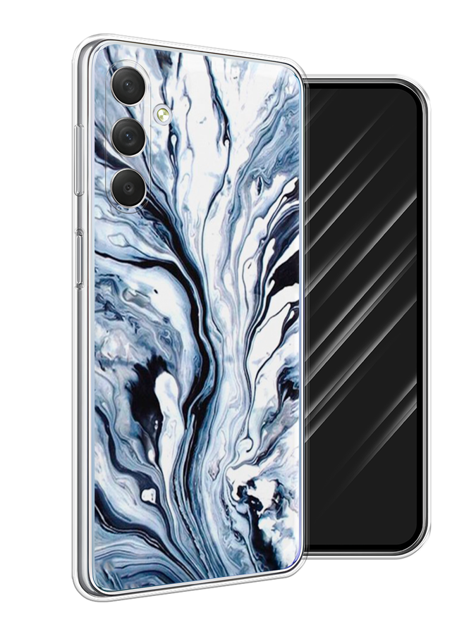 

Чехол Awog на Samsung Galaxy M54 "Голубой минерал мрамор", 2108250-3