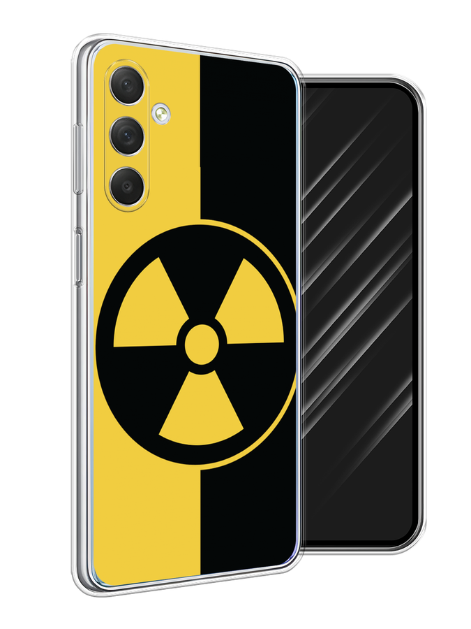 

Чехол Awog на Samsung Galaxy M54 "Эмблема черно-желтая", Желтый;черный, 2108250-9